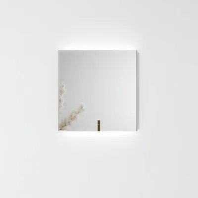 Espejo rectangular con estructura metálica Turia — Nogalt