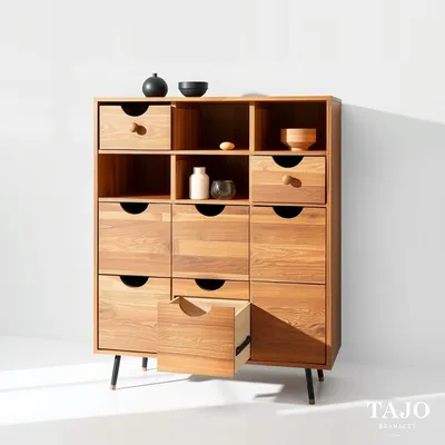 Cajonera de estilo nórdico Tajo — Encina Roja
