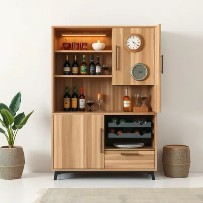 Mueble bar de estilo nórdico Urbión — Almadén