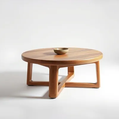 Mesa de centro en madera de haya Cazorla — Nogalt