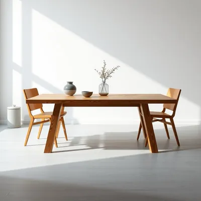 Mesa auxiliar de roble macizo Ancares