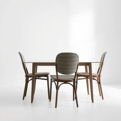 Silla de comedor de inspiración mediterránea Guadiana — Roblería