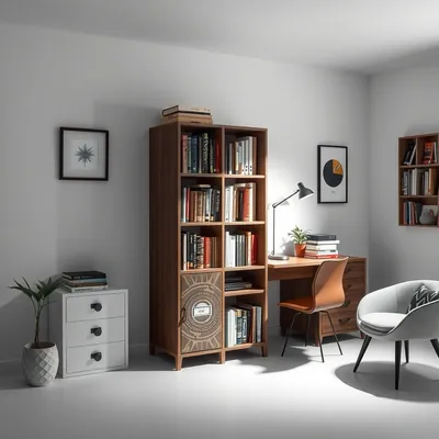 Archivador de estilo nórdico Nervión — Encina Roja