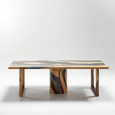 Mesa extensible de diseño artesanal Cazorla — Ribera Norte