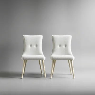 Silla tapizada de estilo nórdico Genil — Ribera Norte