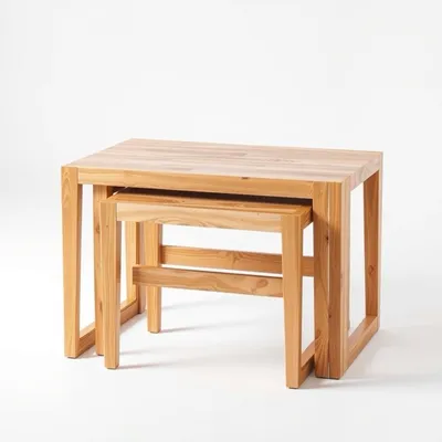 Mesa nido en chapa natural Gredos — Nogalt