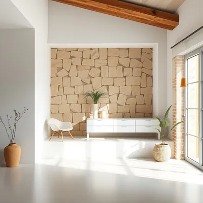 Estantería de pared de nogal Cazorla — Roblería