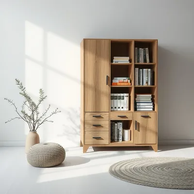 Archivador de roble macizo Ancares — Sierra Alba