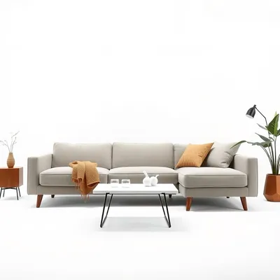 Chaise longue de estilo nórdico Bidasoa — Roblería