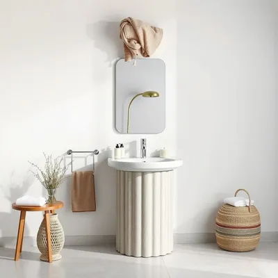 Columna de baño de inspiración mediterránea Bidasoa — Roblería