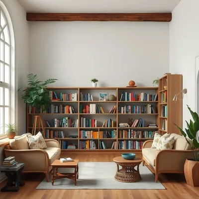 Librería baja en chapa natural Tajo — Sierra Alba