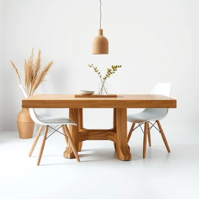 Mesa de comedor en madera de haya Segura — Nogalt