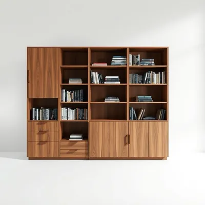 Librería modular con acabado mate Guadiana — Casa Verdi