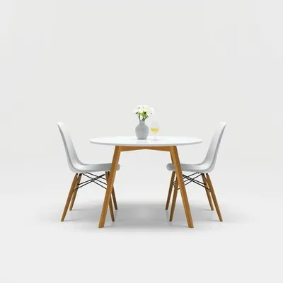 Silla de comedor de líneas rectas Cazorla — Sierra Alba