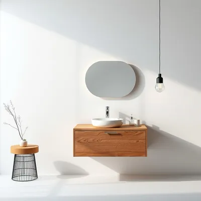Mueble suspendido de roble macizo Moncayo — Roblería