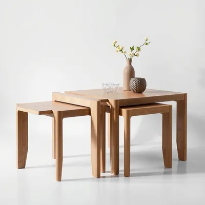 Mesa nido en chapa natural Ancares — Casa Verdi