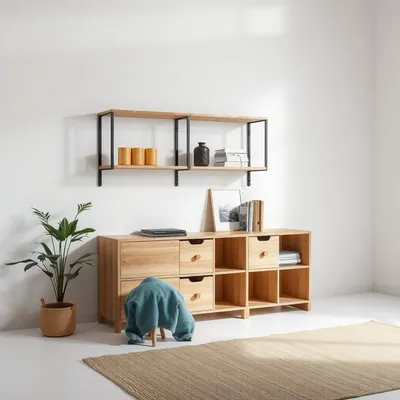 Módulo auxiliar en madera de haya Guadiana — Sierra Alba