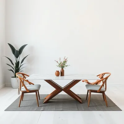Mesa de centro de nogal Nervión — Casa Verdi