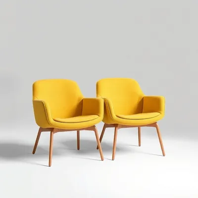 Silla tapizada con acabado mate Genil — Taller Duero