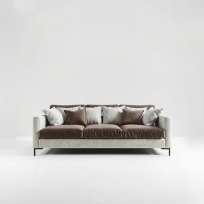 Sofá cama con estructura metálica Guadiana — Taller Duero