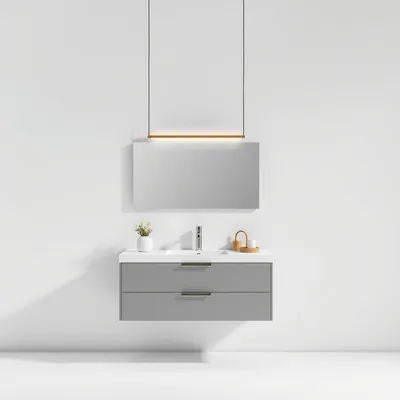 Mueble suspendido de líneas rectas Segura — Ribera Norte