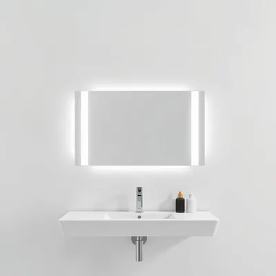 Espejo rectangular con estructura metálica Miño — Ribera Norte