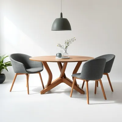 Silla de comedor de roble macizo Segura — Sierra Alba