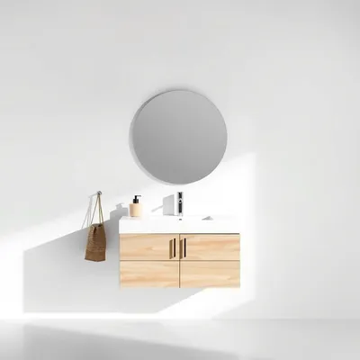 Mueble suspendido en chapa natural Guadiana — Almadén