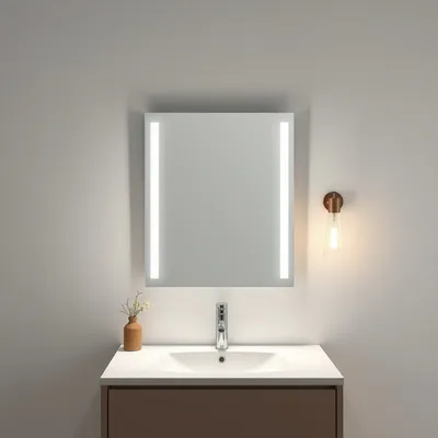 Espejo con luz de inspiración mediterránea Duero — Casa Verdi