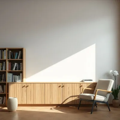 Librería baja en chapa natural Genil — Encina Roja