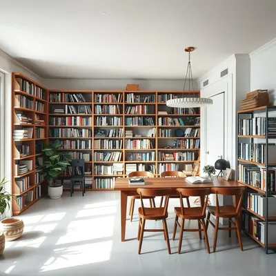 Librería alta de nogal Guadiana — Nogalt