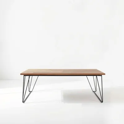 Mesa de centro de líneas rectas Ebro — Casa Verdi
