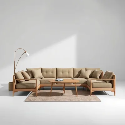 Cómoda de 6 cajones de inspiración mediterránea Ebro — Roblería