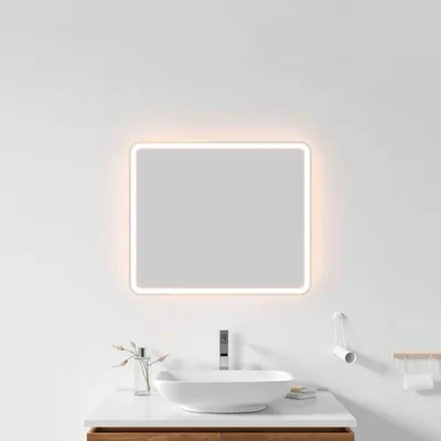 Espejo rectangular de estilo nórdico Ebro — Casa Verdi