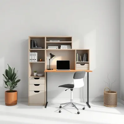 Escritorio elevable de estilo nórdico Segura — Sierra Alba
