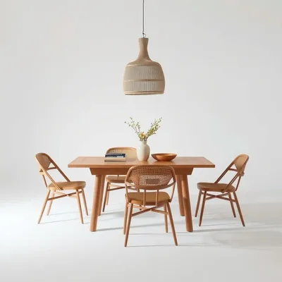 Silla de comedor en madera de haya Turia — Ribera Norte