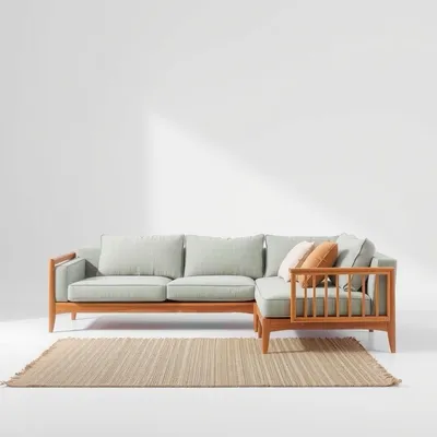 Chaise longue de roble macizo Ebro — Casa Verdi
