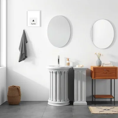 Columna de baño de estilo nórdico Turia — Almadén