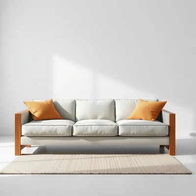 Sofá cama de roble macizo Duero — Sierra Alba