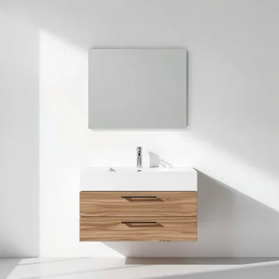 Mueble de lavabo con acabado mate Moncayo — Roblería