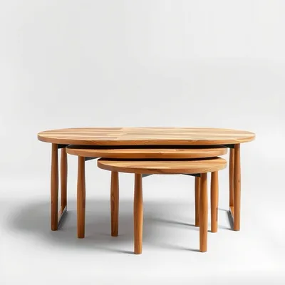 Mesa nido en chapa natural Cazorla — Roblería