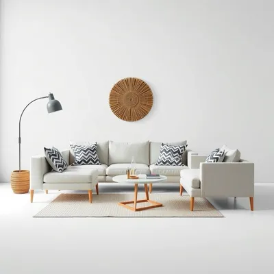 Cómoda de 4 cajones de inspiración mediterránea Aitana — Encina Roja