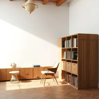 Archivador de roble macizo Segura — Sierra Alba