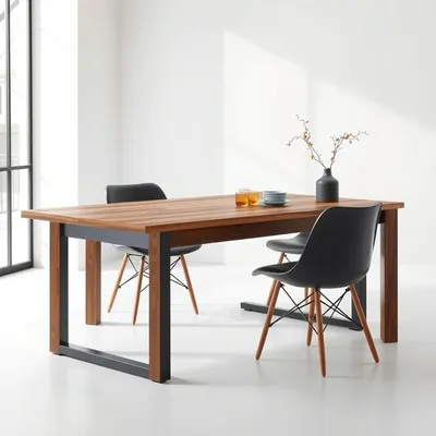 Mesa extensible con acabado mate Nervión — Roblería