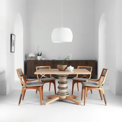 Mesa auxiliar de inspiración mediterránea Gredos — Casa Verdi