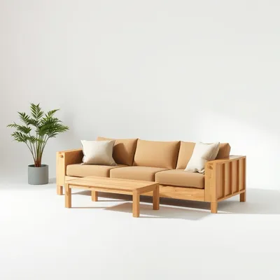 Cómoda de 6 cajones de roble macizo Turia — Nogalt