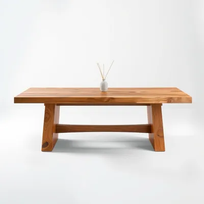 Mesa extensible de roble macizo Guadiana — Sierra Alba