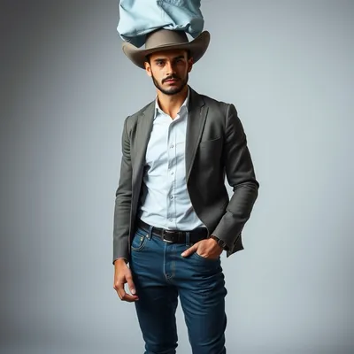 Vaquero slim con detalle bordado Formentera — Hispalis