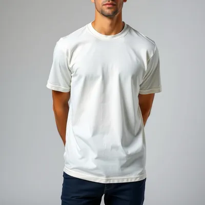 Camiseta básica de canalé Cadaqués — Bruma