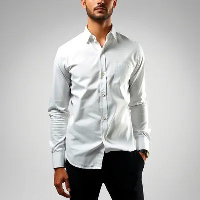 Camisa slim fit de lino lavado Setenil — Levante Club